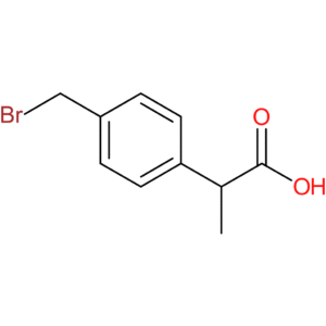 2-[4-(Bromomethyl)phenyl]propionic Acid