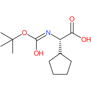 (S)-2-((tert-Butoxycarbonyl)amino)-2-cyclopentylacetic acid