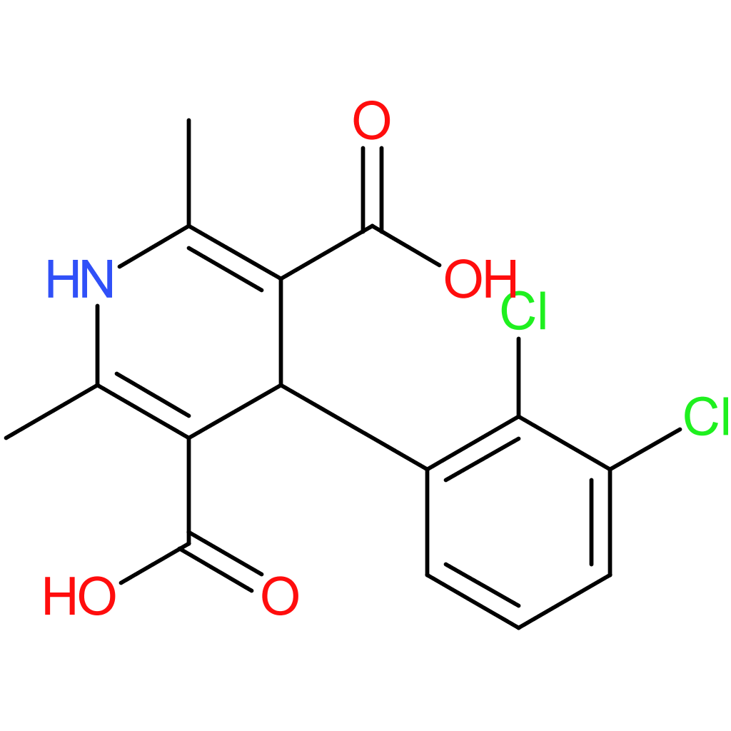4-(2,3-Dichlorophenyl)-2,6-dimethyl-1,4-dihydropyridine-3,5-dicarboxylic acid