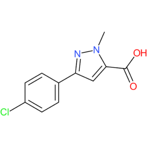 3-(4-Chlorophenyl)-1-methyl-1H-pyrazole-5-carboxylic acid