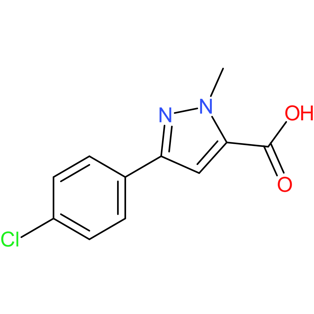 3-(4-Chlorophenyl)-1-methyl-1H-pyrazole-5-carboxylic acid