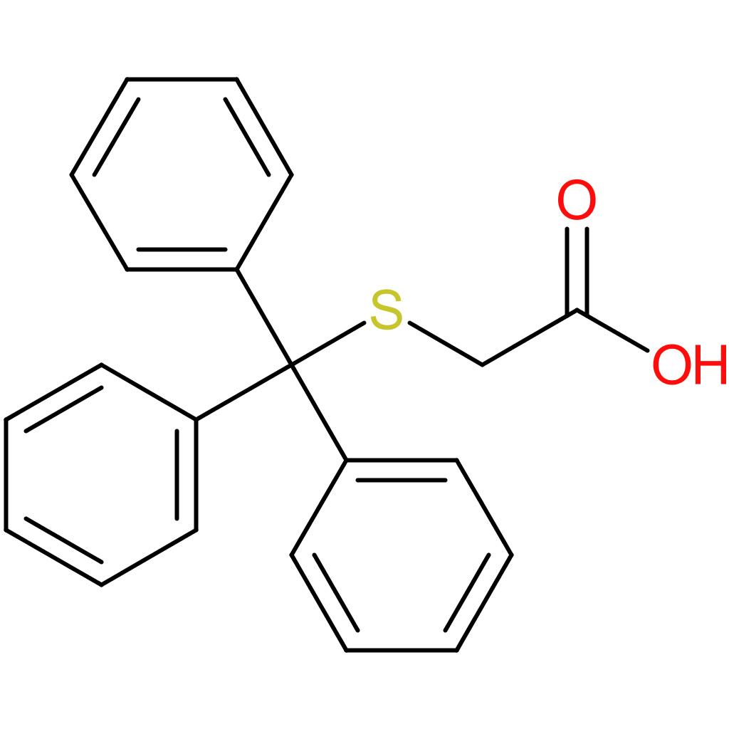 Acetic acid, [(triphenylmethyl)thio]-