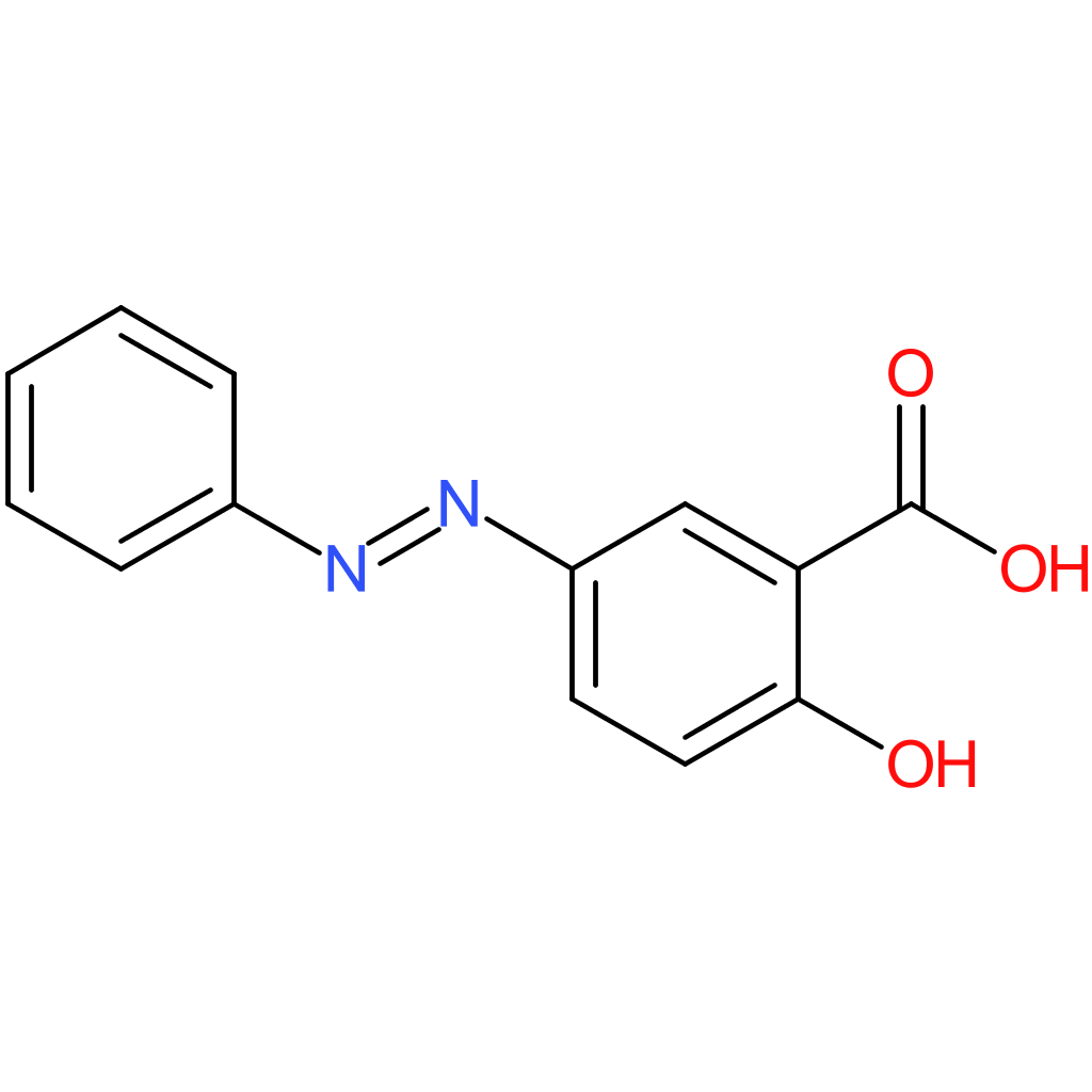 2-Hydroxy-5-(phenyldiazenyl)benzoic acid
