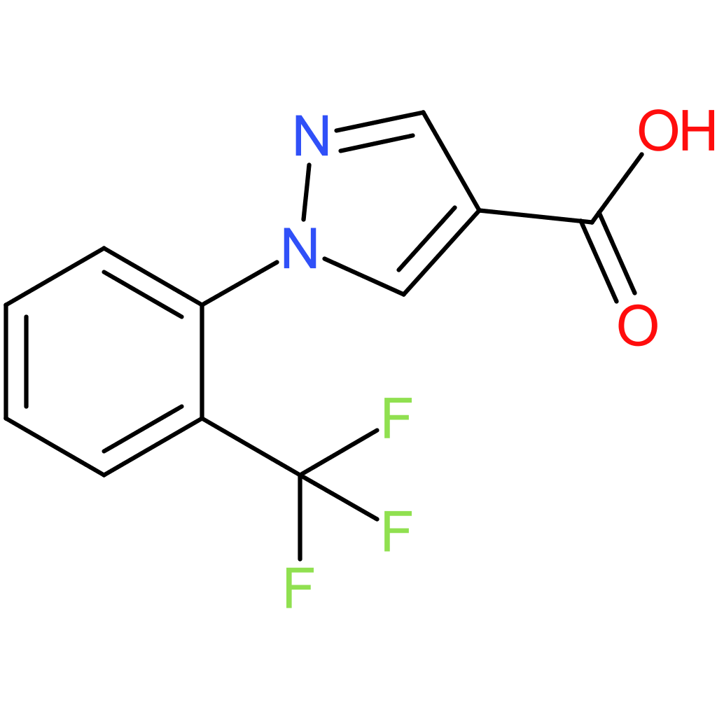 1-(2-(Trifluoromethyl)phenyl)-1H-pyrazole-4-carboxylic acid