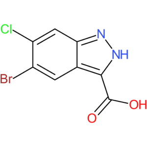 5-bromo-6-chloro-1H-indazole-3-carboxylic acid