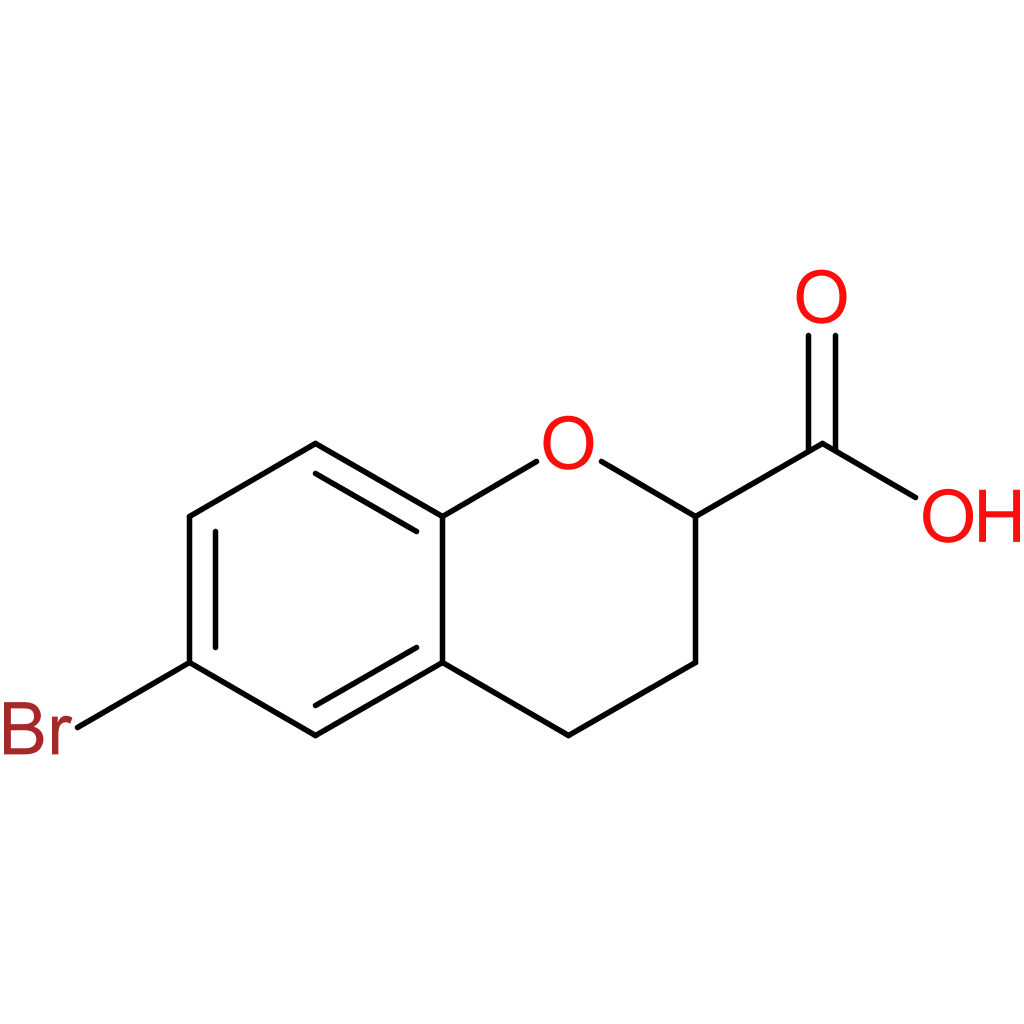 6-Bromo-3,4-dihydro-2H-1-benzopyran-2-carboxylic acid