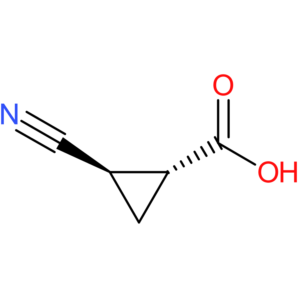 (1R,2R)-rel-2-Cyanocyclopropanecarboxylic acid