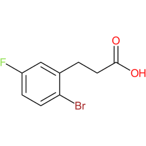 2-Bromo-5-fluorobenzenepropanoic acid