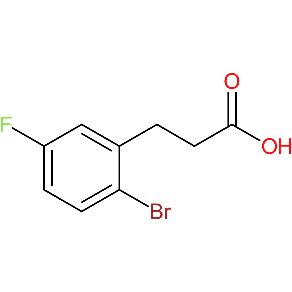 2-Bromo-5-fluorobenzenepropanoic acid