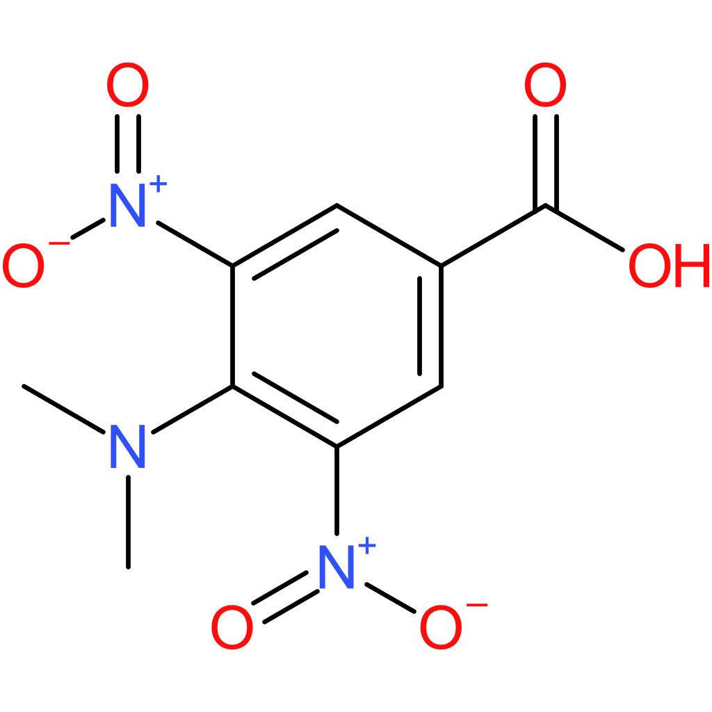 4-(dimethylamino)-3,5-dinitrobenzoic acid