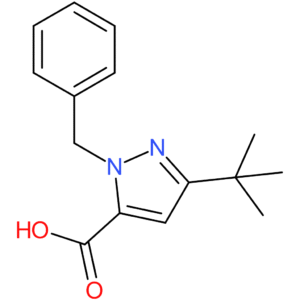 1-Benzyl-3-(tert-butyl)-1H-pyrazole-5-carboxylic acid