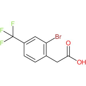 2-Bromo-4-(trifluormethyl)phenylacetic acid