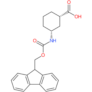 Cyclohexanecarboxylicacid, 3-[[(9H-fluoren-9-ylmethoxy)carbonyl]amino]-, (1S,3R)-