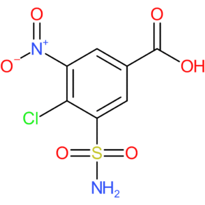 4-Chloro-3-nitro-5-sulfamoylbenzoic acid