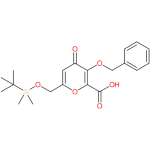 3-Benzyloxy-6-(tert-butyl-dimethylsilanyloxymethyl)-4-oxo-4H-pyran-2-carboxylic acid