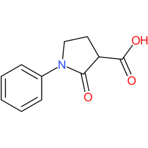 1-Phenyl-2-oxo-3-pyrrolidinecarboxylic acid