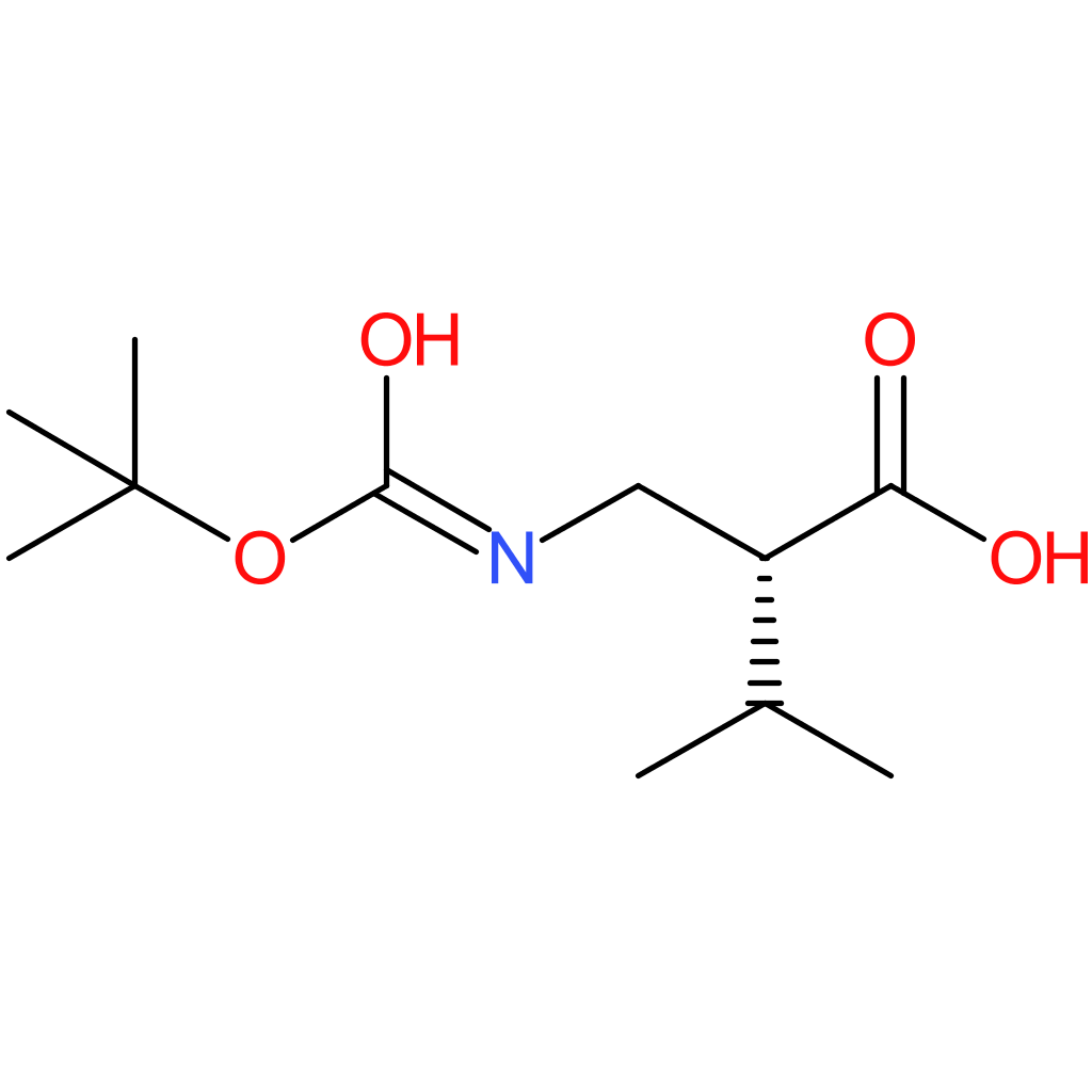 (R)-2-(((tert-Butoxycarbonyl)amino)methyl)-3-methylbutanoic acid