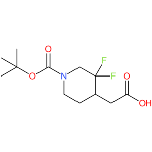 2-(1-(tert-butoxycarbonyl)-3,3-difluoropiperidin-4-yl)acetic acid