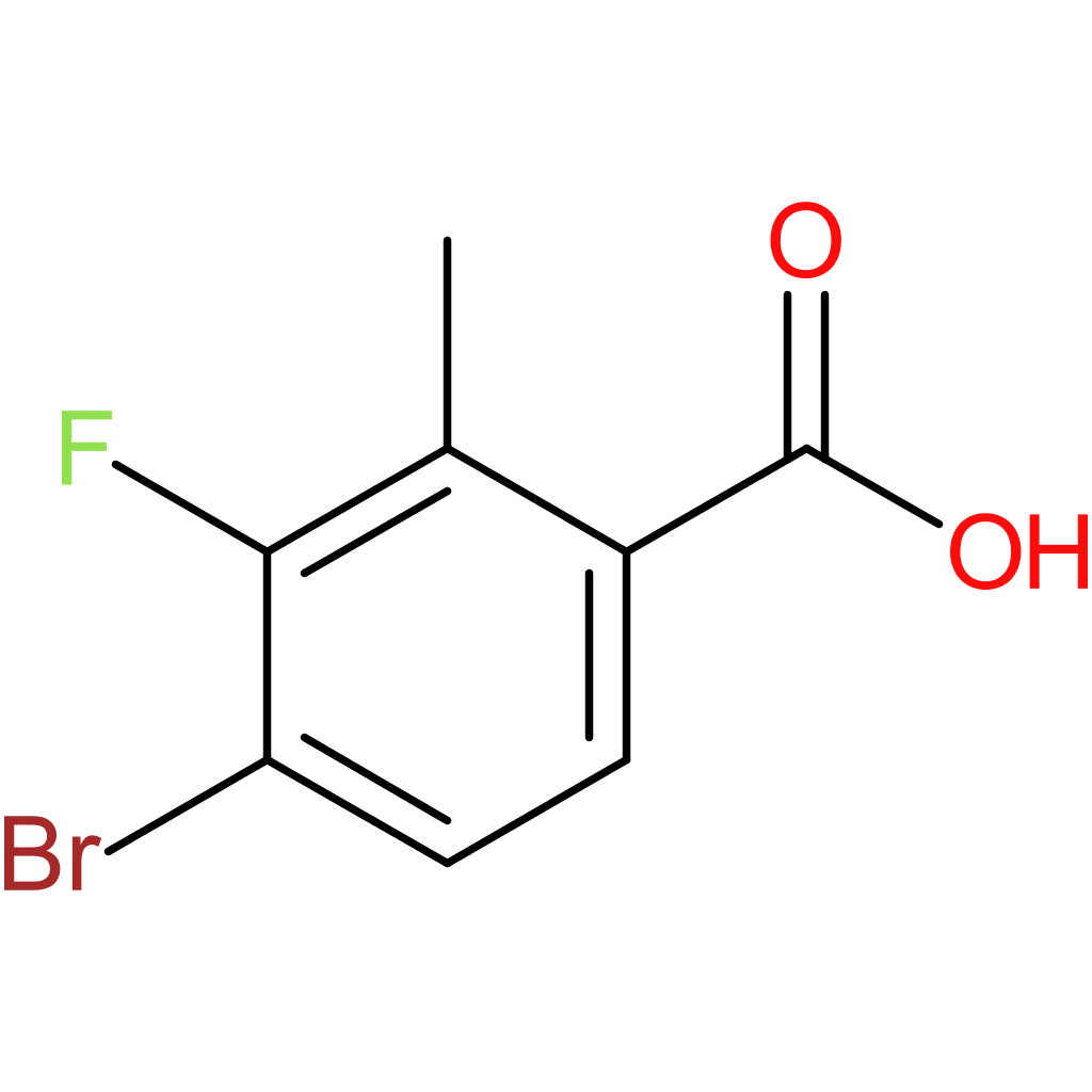 4-Bromo-3-fluoro-2-methylbenzoic acid