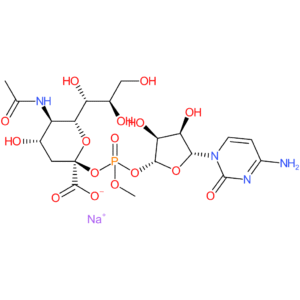 sodium:(2R,4S,5R,6R)-5-acetamido-2-[[(2R,3S,4R,5R)-5-(4-amino-2-oxopyrimidin-1-yl)-3,4-dihydroxyoxolan-2-yl]methoxy-hydroxyphosphoryl]oxy-4-hydroxy-6-[(1R,2R)-1,2,3-trihydroxypropyl]oxane-2-carboxylate
