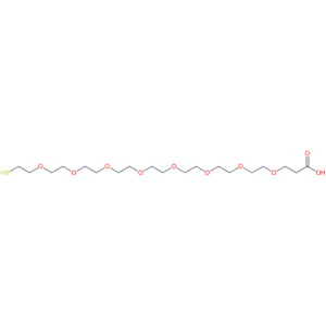 O-(2-Carboxyethyl)-O-(2-mercaptoethyl)heptaethylene glycol >= (oligomer purity)