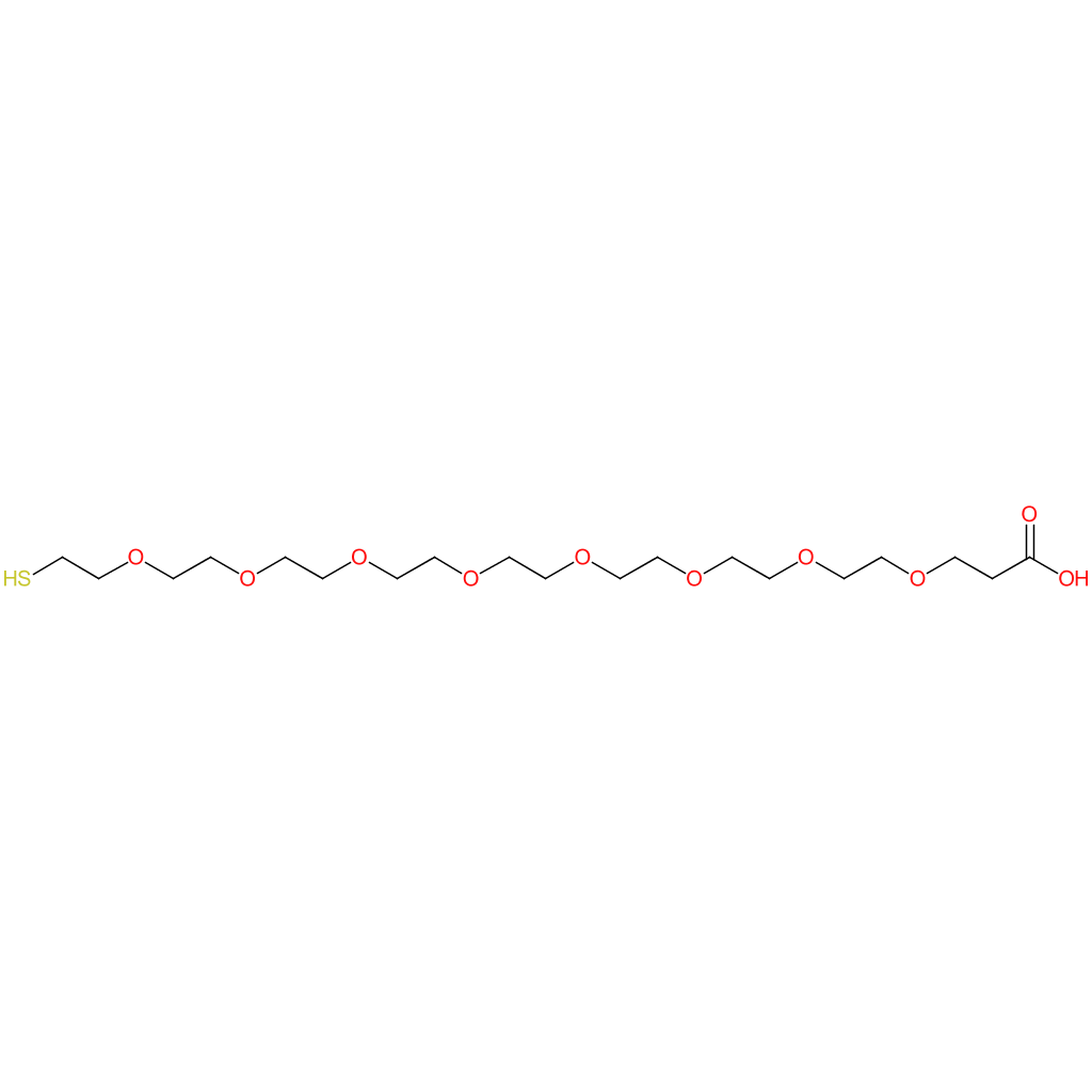 O-(2-Carboxyethyl)-O-(2-mercaptoethyl)heptaethylene glycol >= (oligomer purity)