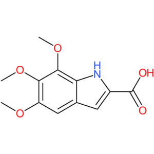 5,6,7-Trimethoxy-1H-indole-2-carboxylic acid
