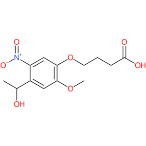 4-(4-(1-Hydroxyethyl)-2-methoxy-5-nitro-phenoxy)butyric acid