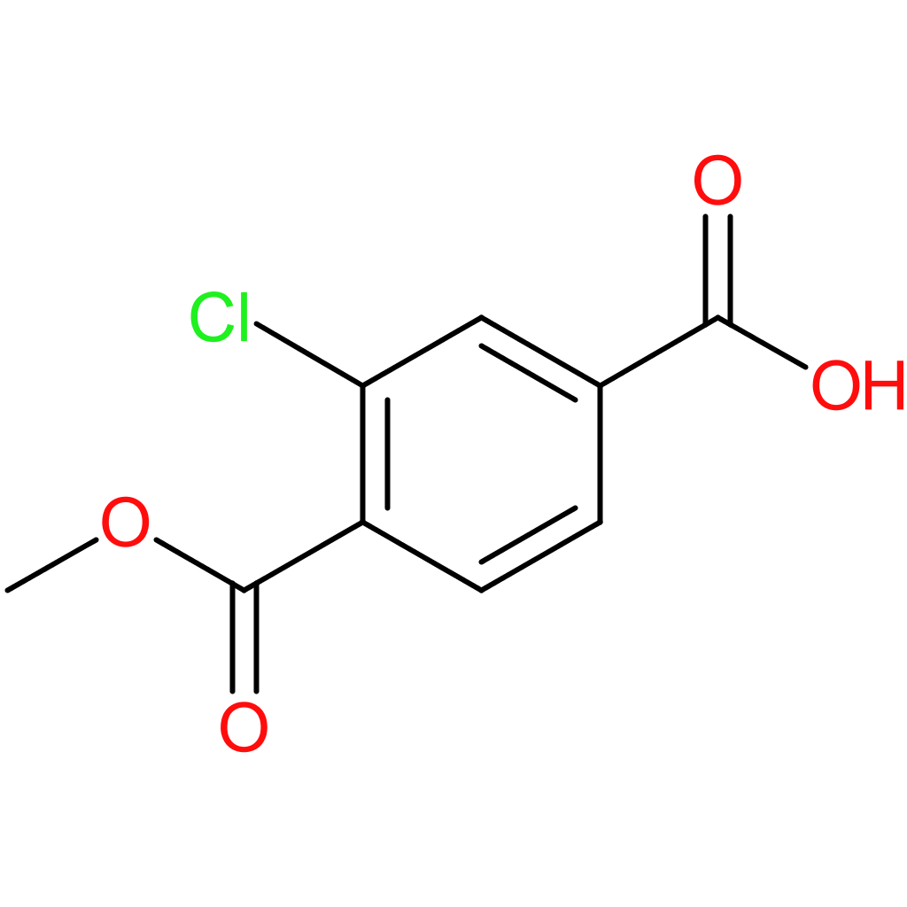 3-Chloro-4-(methoxycarbonyl)benzoic acid