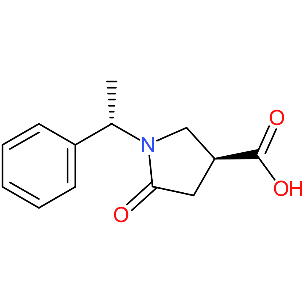 (S)-5-Oxo-1-((S)-1-phenylethyl)pyrrolidine-3-carboxylic acid