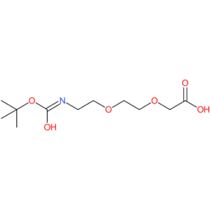 2,2-Dimethyl-4-oxo-3,8,11-trioxa-5-azatridecan-13-oic acid