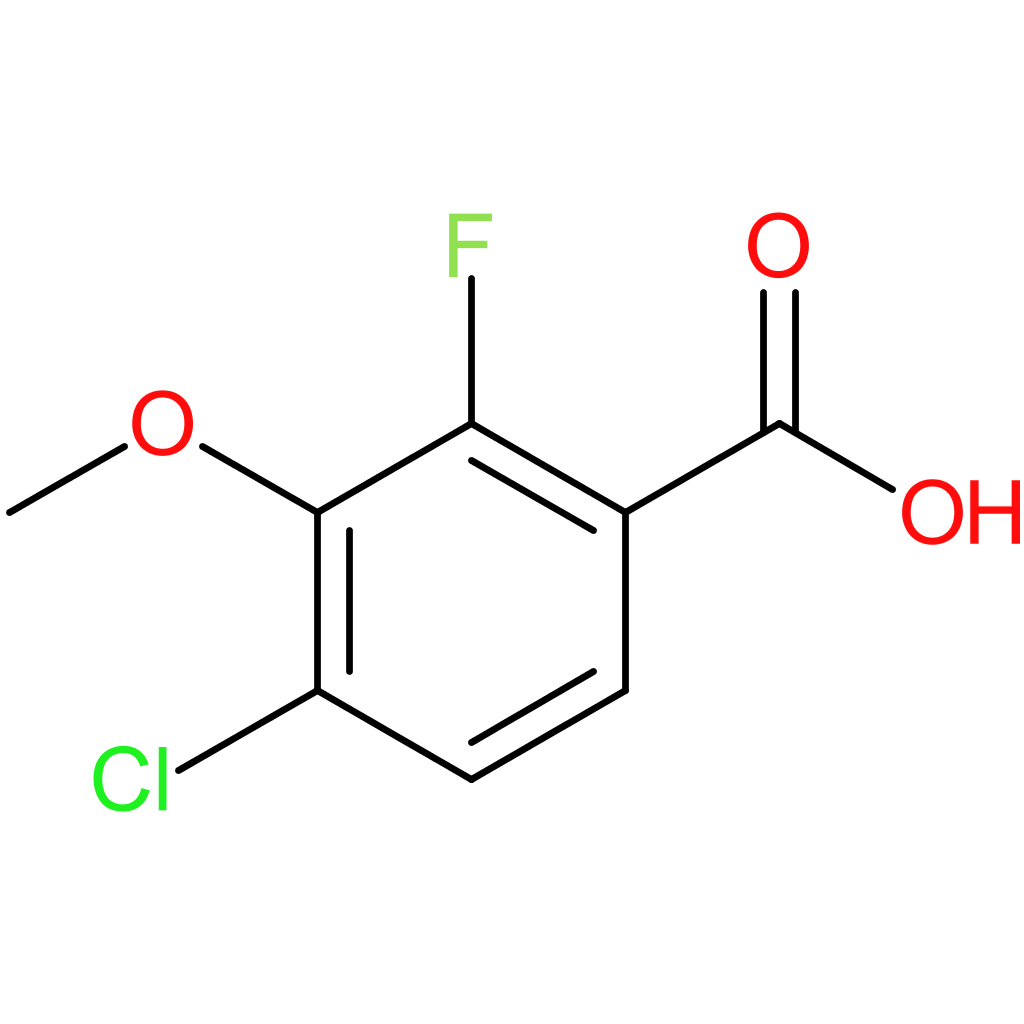 4-Chloro-2-fluoro-3-methoxybenzoic acid