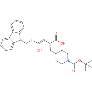 (S)-2-((((9H-Fluoren-9-yl)methoxy)carbonyl)amino)-3-(1-(tert-butoxycarbonyl)piperidin-4-yl)propanoic acid