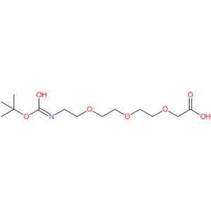 2,2-Dimethyl-4-oxo-3,8,11,14-tetraoxa-5-azahexadecan-16-oic acid