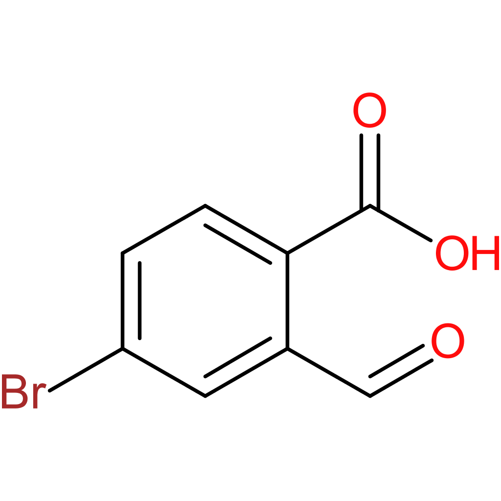 Benzoic acid, 4-bromo-2-formyl-