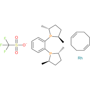 1,2-Bis[(2R,5R)-2,5-dimethylphospholano]benzene(cyclooctadiene)rhodium(I) trifluoromethanesulfonate >=