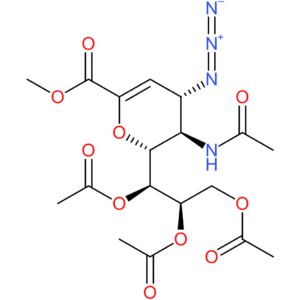 METHYL 5-ACETAMIDO-7,8,9-O-TRIACETYL-2,6-ANHYDRO-4-AZIDO-3,4,5-TRIDEOXY-D-GLYCERO-D-GALACTO-NON-2-ENONATE