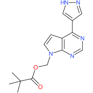 (4-(1H-Pyrazol-4-yl)-7H-pyrrolo[2,3-d]pyrimidin-7-yl)methyl pivalate