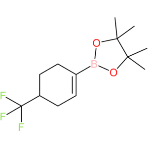4,4,5,5-Tetramethyl-2-[4-(trifluoromethyl)-1-cyclohexen-1-yl]-1,3,2-dioxaborolane