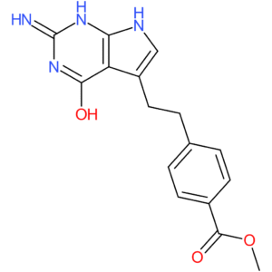 Methyl 4-(2-(2-amino-4-oxo-4,7-dihydro-3H-pyrrolo[2,3-d]pyrimidin-5-yl)ethyl)benzoate