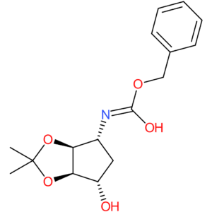 Benzyl [(3aS,4R,6S,6aR)-6-hydroxy-2,2-dimethyltetrahydro-3aH-cyclopenta[d][1,3]dioxol-4-yl]carbamate