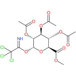(2S,3S,4S,5R,6R)-2-(Methoxycarbonyl)-6-(2,2,2-trichloro-1-iminoethoxy)tetrahydro-2H-pyran-3,4,5-triyl triacetate