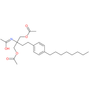 2-Acetamido-2-(4-octylphenethyl)propane-1,3-diyl diacetate