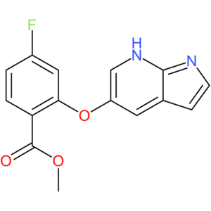Methyl 2-((1H-pyrrolo[2,3-b]pyridin-5-yl)oxy)-4-fluorobenzoate
