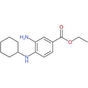 ethyl 3-amino-4-(cyclohexylamino)benzoate