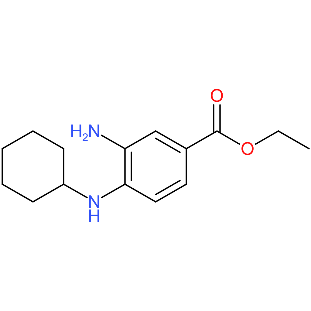 ethyl 3-amino-4-(cyclohexylamino)benzoate