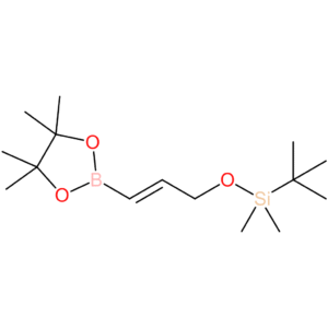 (E)-3-(tert-Butyldimethylsilyloxy)propene-1-yl-boronic acid pinacol ester