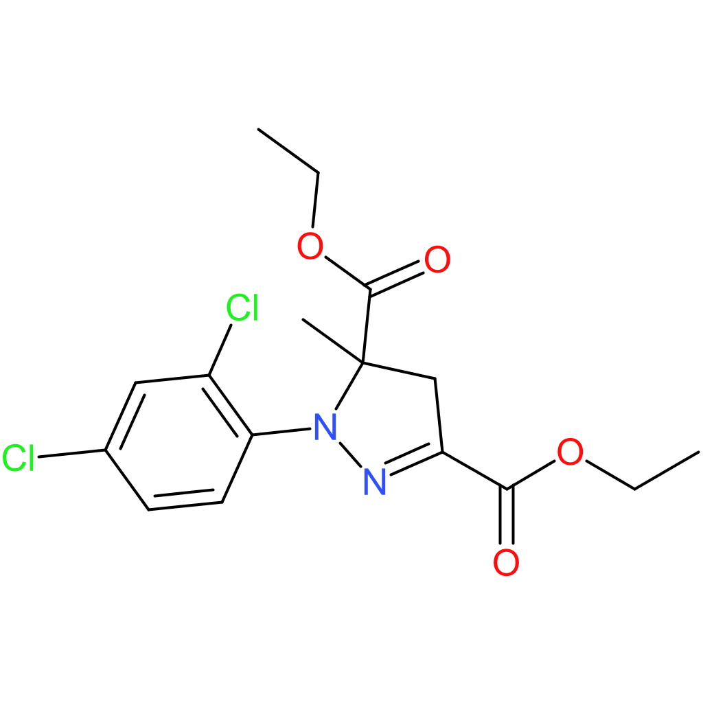 Diethyl 1-(2,4-dichlorophenyl)-5-methyl-4,5-dihydro-1H-pyrazole-3,5-dicarboxylate