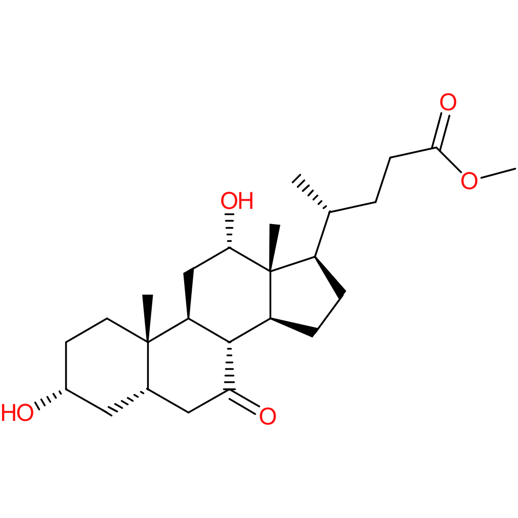 Methyl-7-keto-3a,12a-dihydroxy-5b-cholanoate