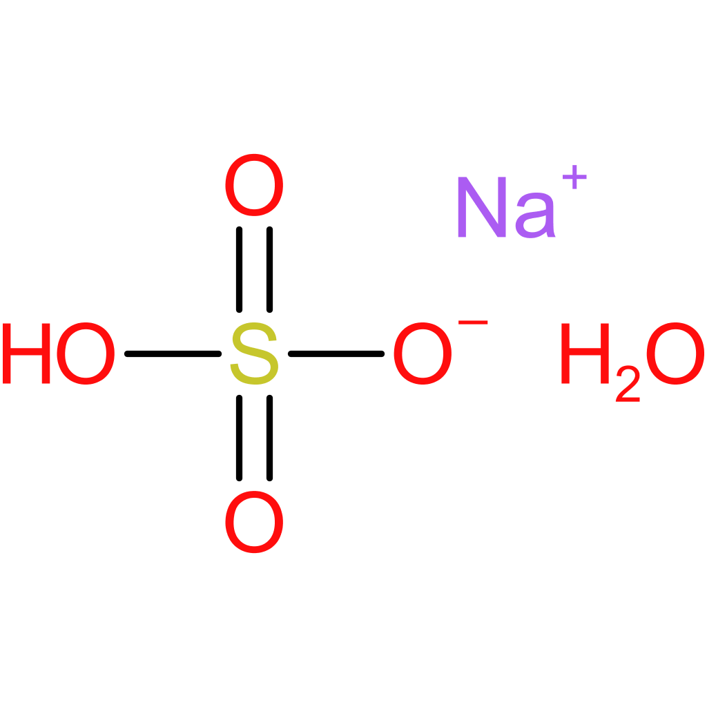 Sodium bisulfate monohydrate